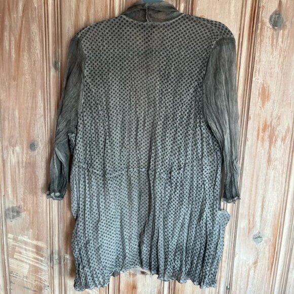 Chico’s Traveler’s Collection Relaxed Fit Boho Crinkled Jacket Size Medium - Picture 6 of 12